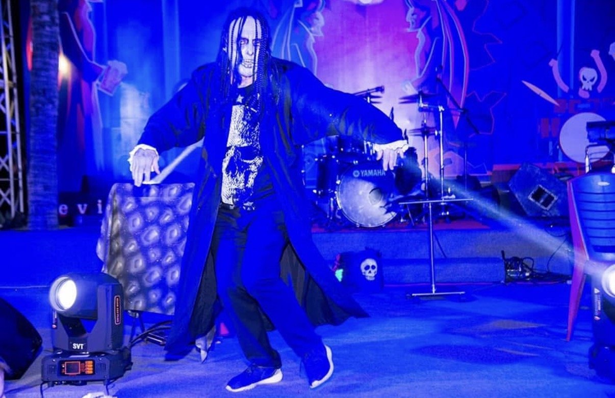 Adult horror show stage performance