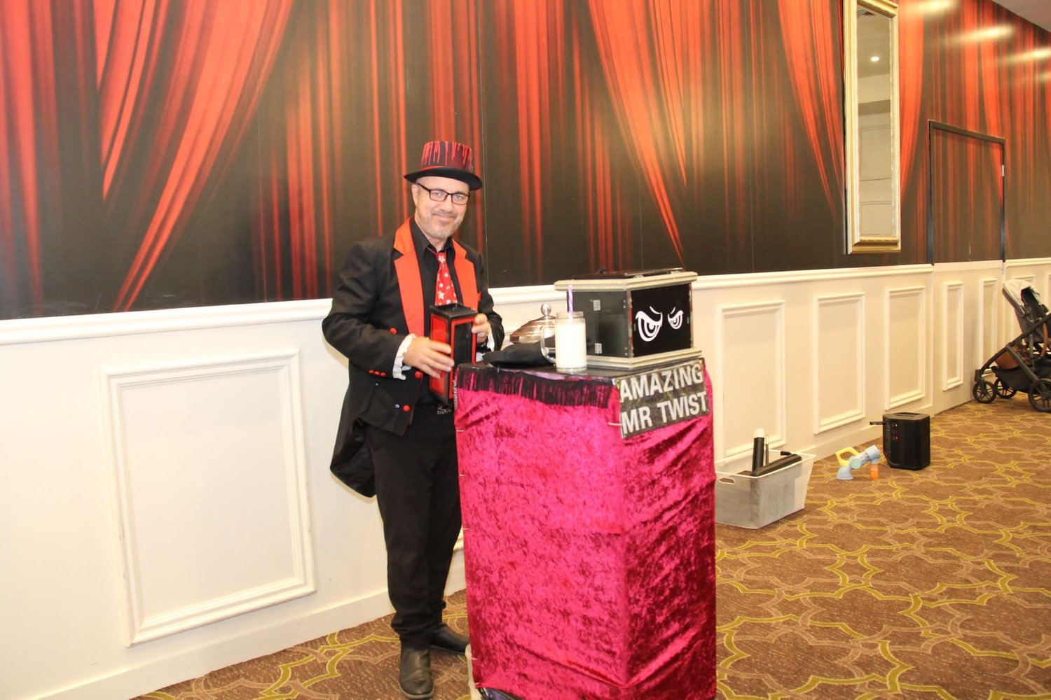 Professional corporate event magic performance
