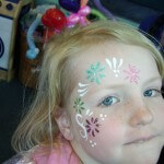 face painting flowers
